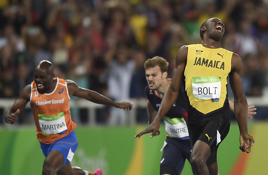 Usain Bolt durante os Jogos Rio 2016, Rio de Janeiro (RJ)