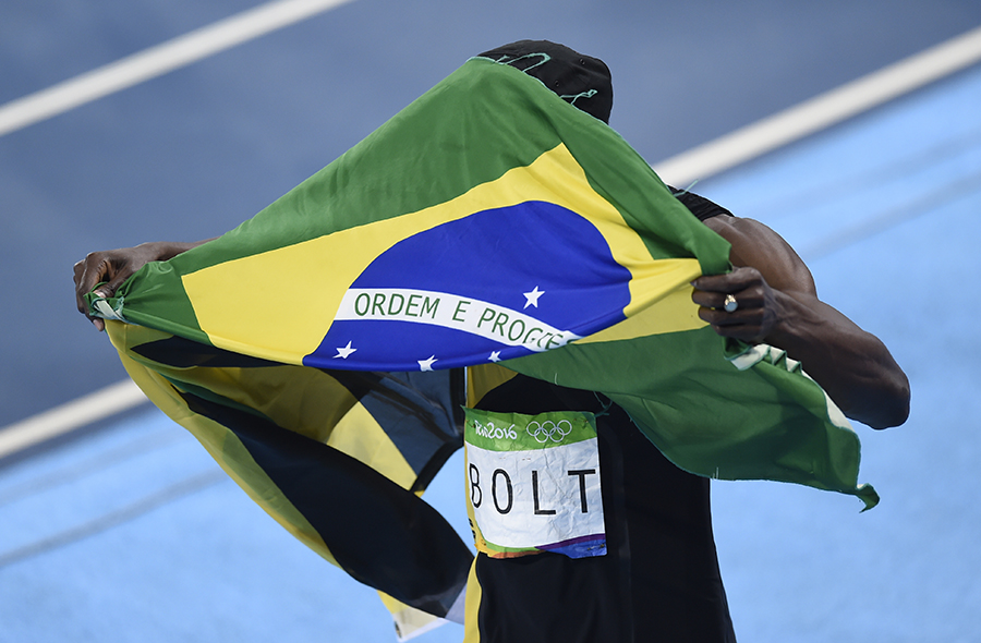 Usain Bolt durante os Jogos Rio 2016, Rio de Janeiro (RJ)