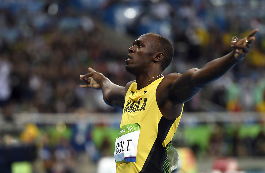 Usain Bolt durante os Jogos Rio 2016, Rio de Janeiro (RJ)