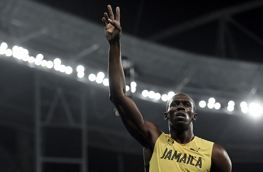 Usain Bolt durante os Jogos Rio 2016, Rio de Janeiro (RJ)