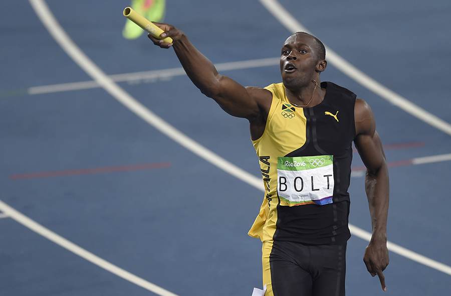 Usain Bolt durante os Jogos Rio 2016, Rio de Janeiro (RJ)