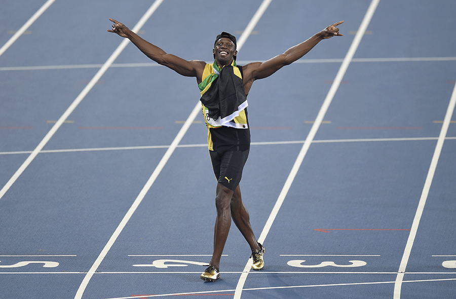 Usain Bolt durante os Jogos Rio 2016, Rio de Janeiro (RJ)