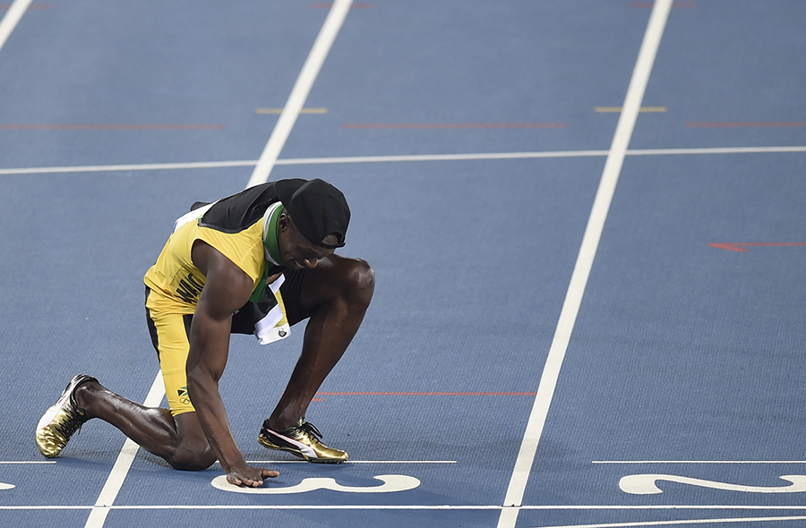 Usain Bolt durante os Jogos Rio 2016, Rio de Janeiro (RJ)