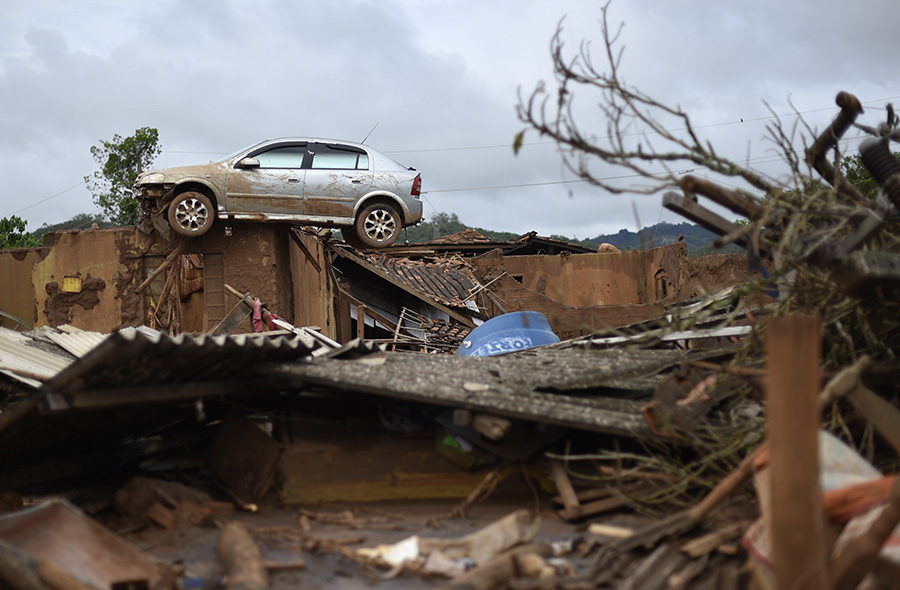 Destruição em Bento Rodrigues, Mariana (MG)