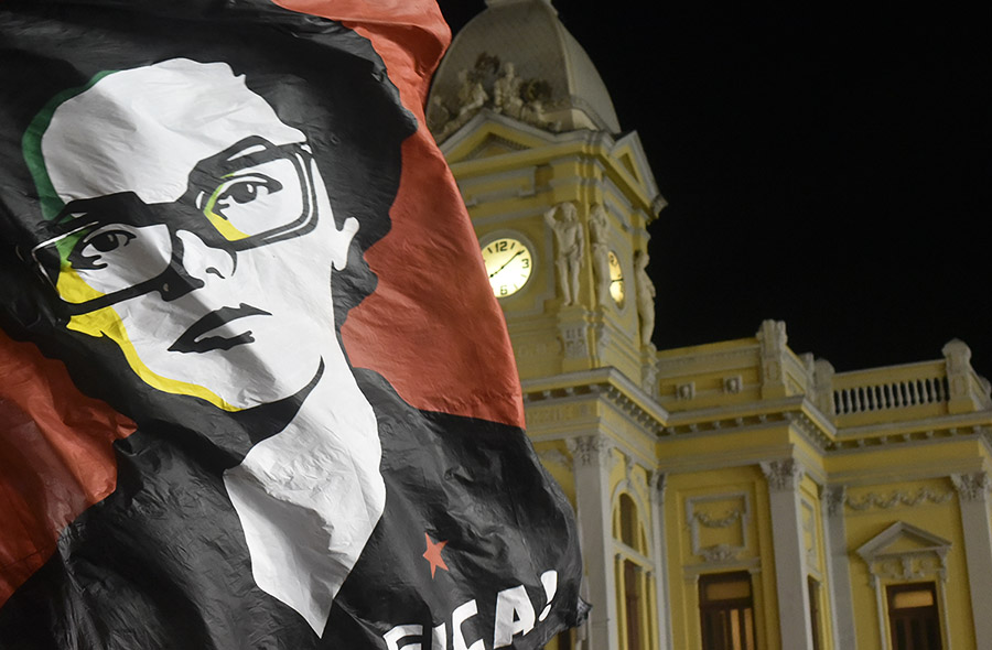 Protesto em favor da democracia, Belo Horizonte (MG)