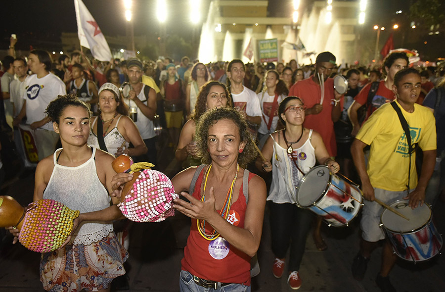 Protesto em favor da democracia, Belo Horizonte (MG)