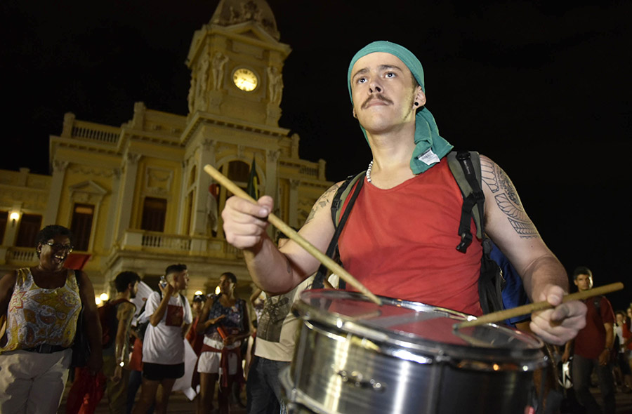 Protesto em favor da democracia, Belo Horizonte (MG)