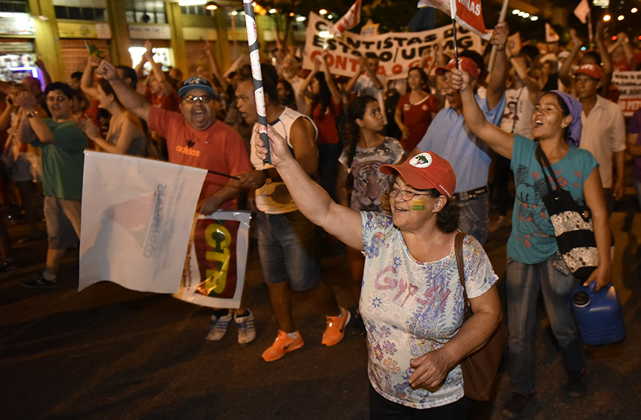 Protesto em favor da democracia, Belo Horizonte (MG)