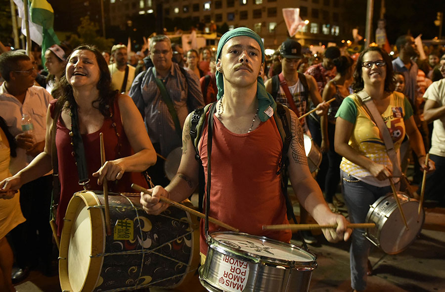 Protesto em favor da democracia, Belo Horizonte (MG)