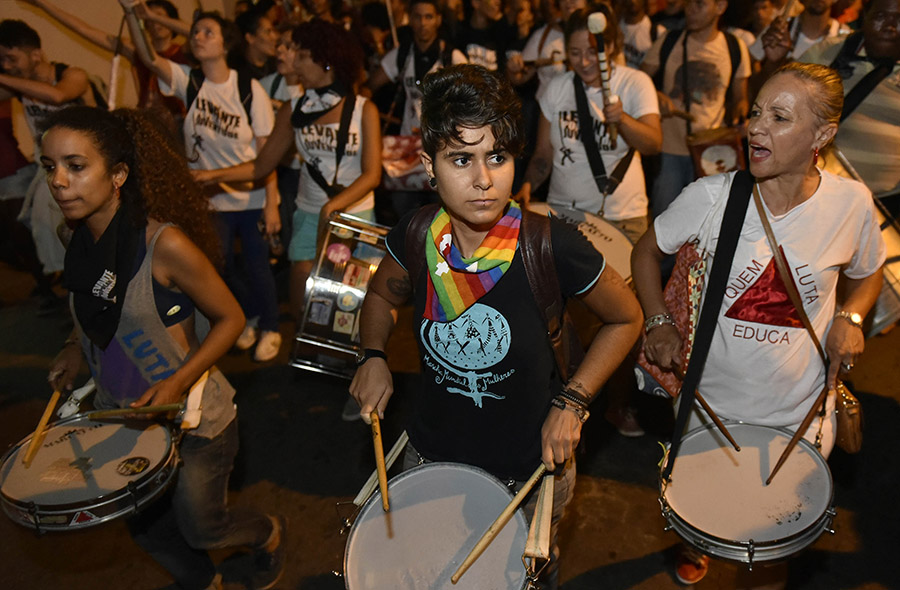 Protesto em favor da democracia, Belo Horizonte (MG)