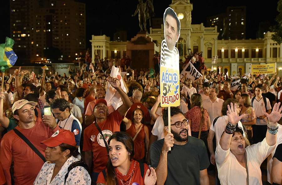 Protesto em favor da democracia, Belo Horizonte (MG)