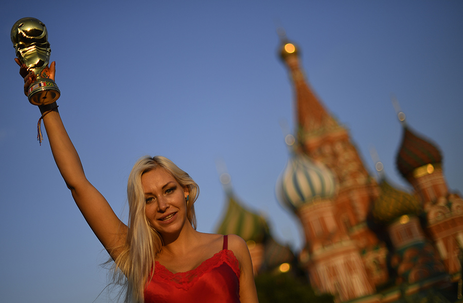 Praça Vermelha, em Moscou - Rússia