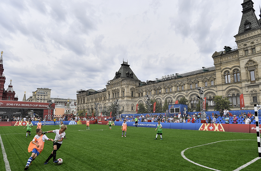 Praça Vermelha, em Moscou - Rússia