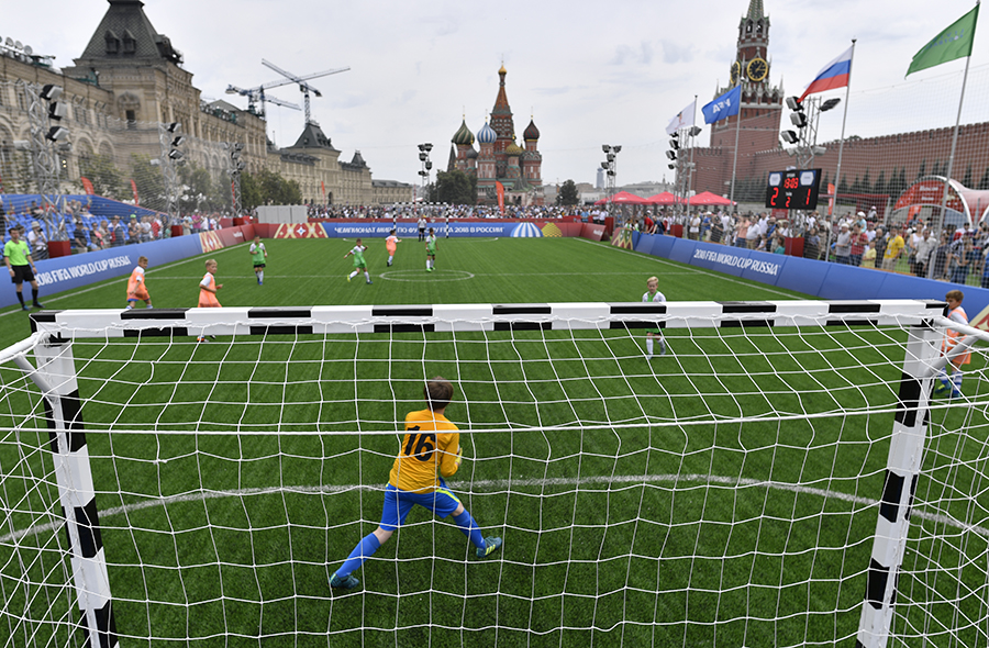 Praça Vermelha, em Moscou - Rússia