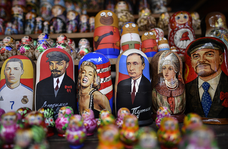 Mercado Izmailovo, em Moscou - Rússia